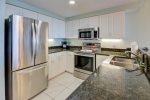 Kitchen with granite countertops   